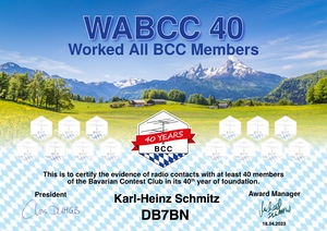 WABCC 40