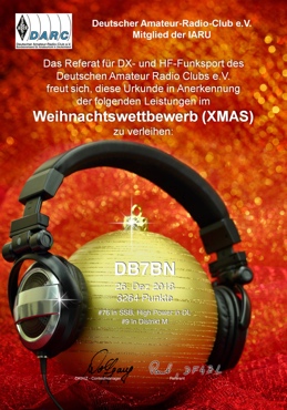 DARC-Weihnachtswettbewerb 2018