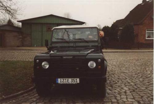 test drive in the LandRover Defender