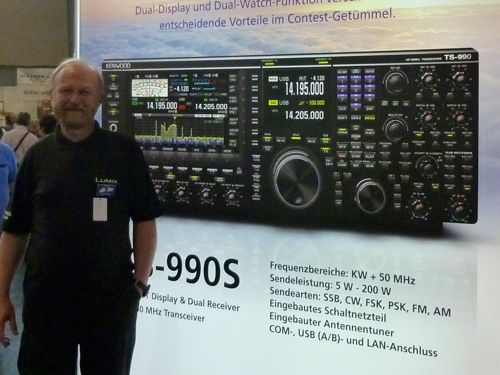 Der neue TS990S wird zum ersten Mal auf der Ham Radio 2012 präsentiert