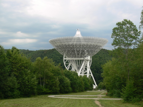 The telescope in parking position