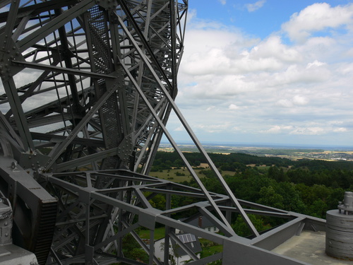 Look from the working platform