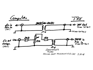 soundcard interface schematic