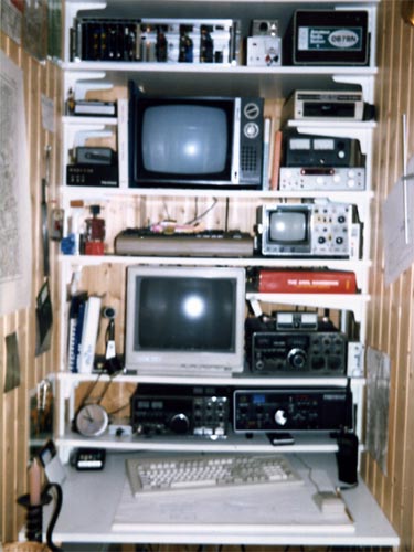 mein Shack im Basselweg in Hamburg 1989 (ursprünglich ein Gäste-WC)